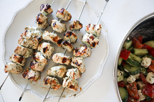 Greek Chicken Skewers