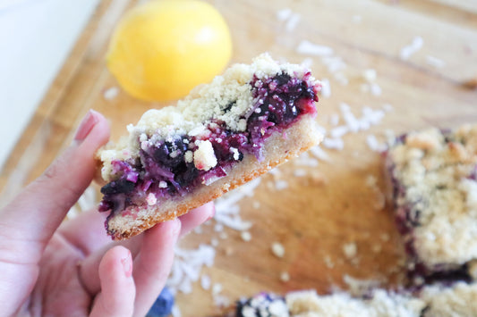 Lemon Blueberry Coconut Bars