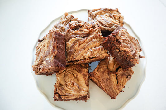 Peanut Butter Swirl Brownies