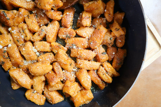 Sweet Potato Gnocchi W/ Brown Butter Sage Sauce