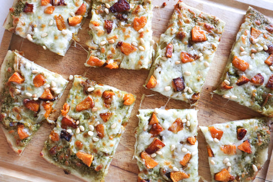 Brooke's Butternut Pesto Pizza