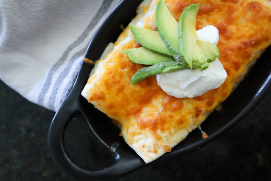 Creamy Salsa Verde Enchiladas