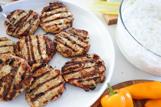 Greek Chicken Burgers