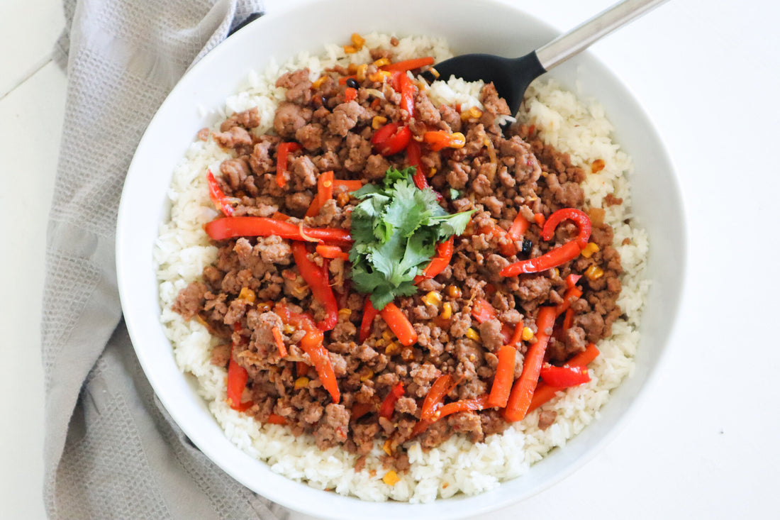 Honey Garlic Turkey Bowls