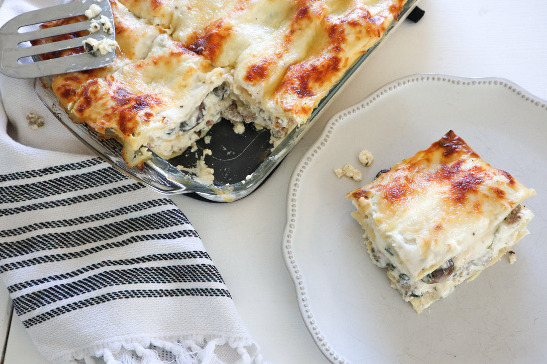 White Turkey & Veggie Lasagna