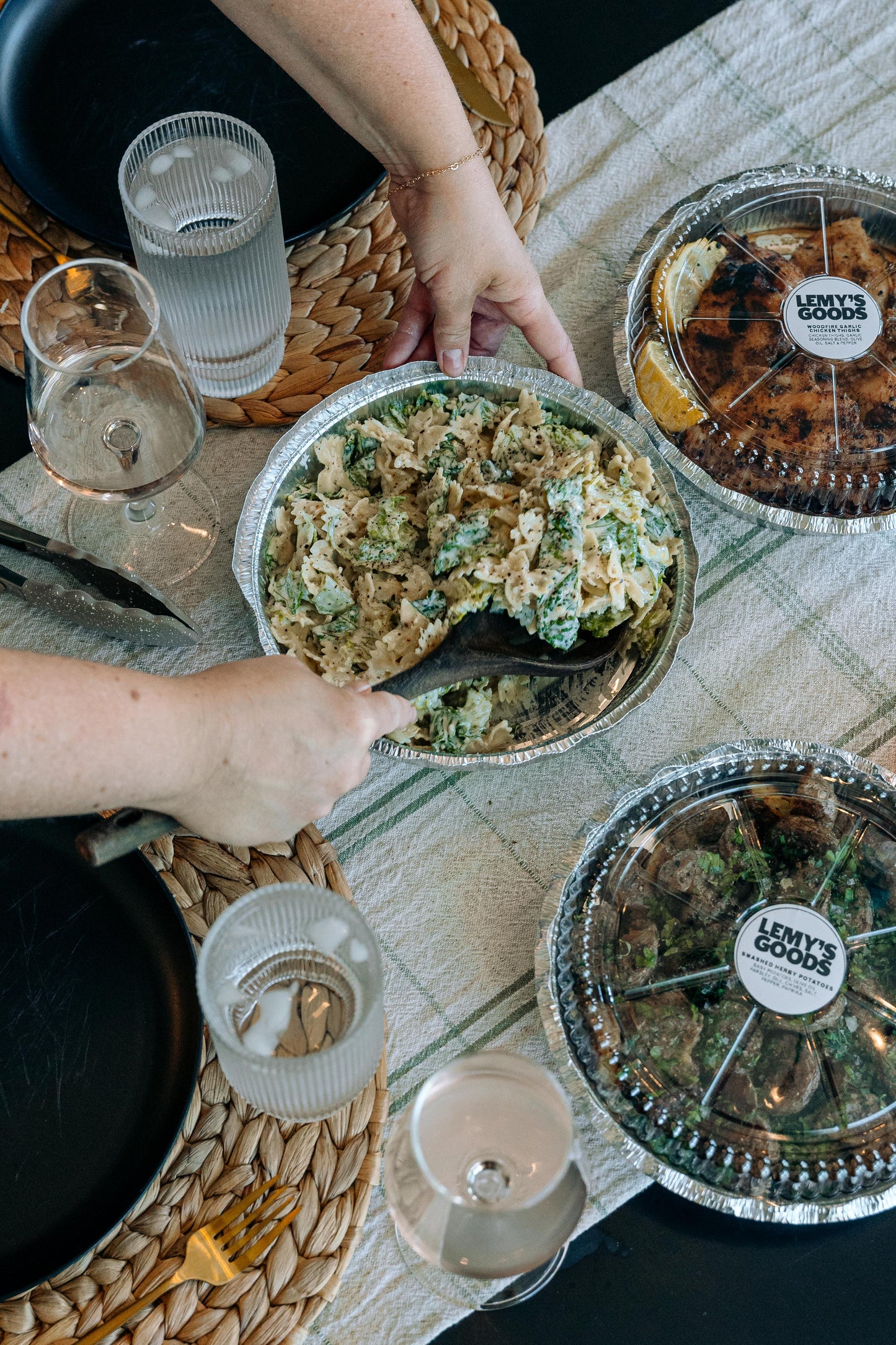 Chicken Caesar Pasta Salad